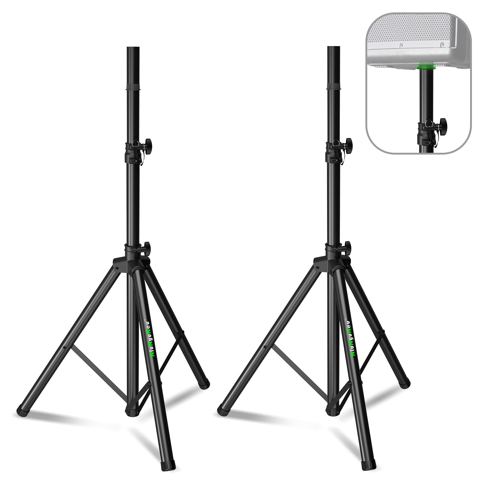 三脚2本のみの出品　スピーカーは付属しません！ Amazon.co.jp: NiuNyuNeu スピーカー三脚スタンド 111~70インチ PA DJ